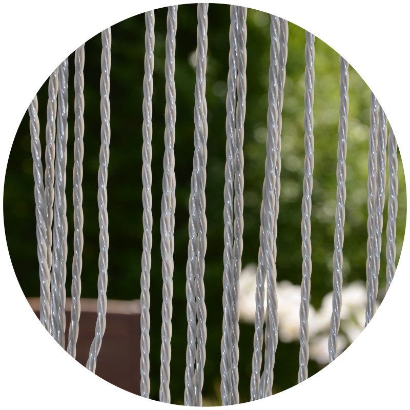 Rideau de porte Swing gris 90 x 200 cm CONFORTEX
