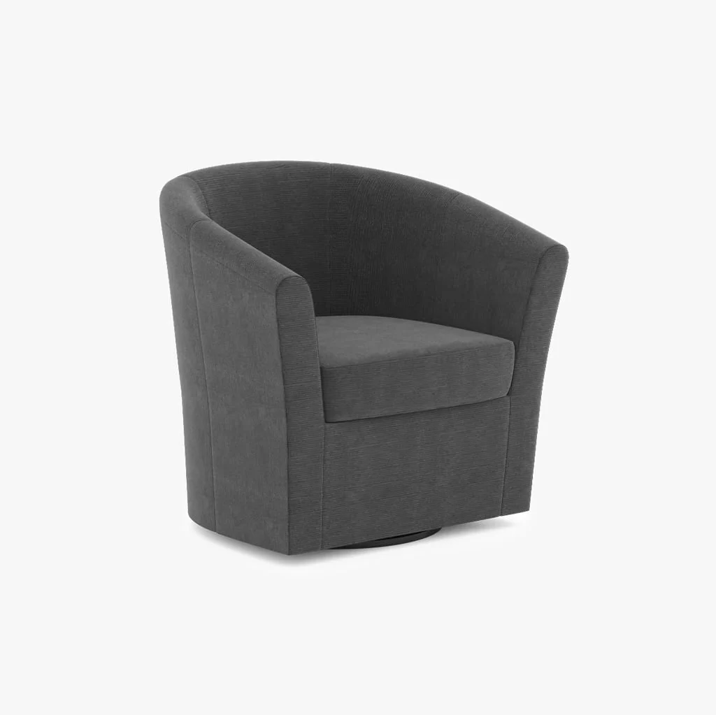 Cadeirão rotativo antracite DUPARC