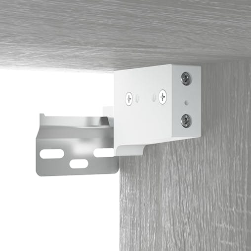 NNEVL Wall-mounted Bedside Cabinets 2 pcs Grey Sonoma 50x36x40 cm