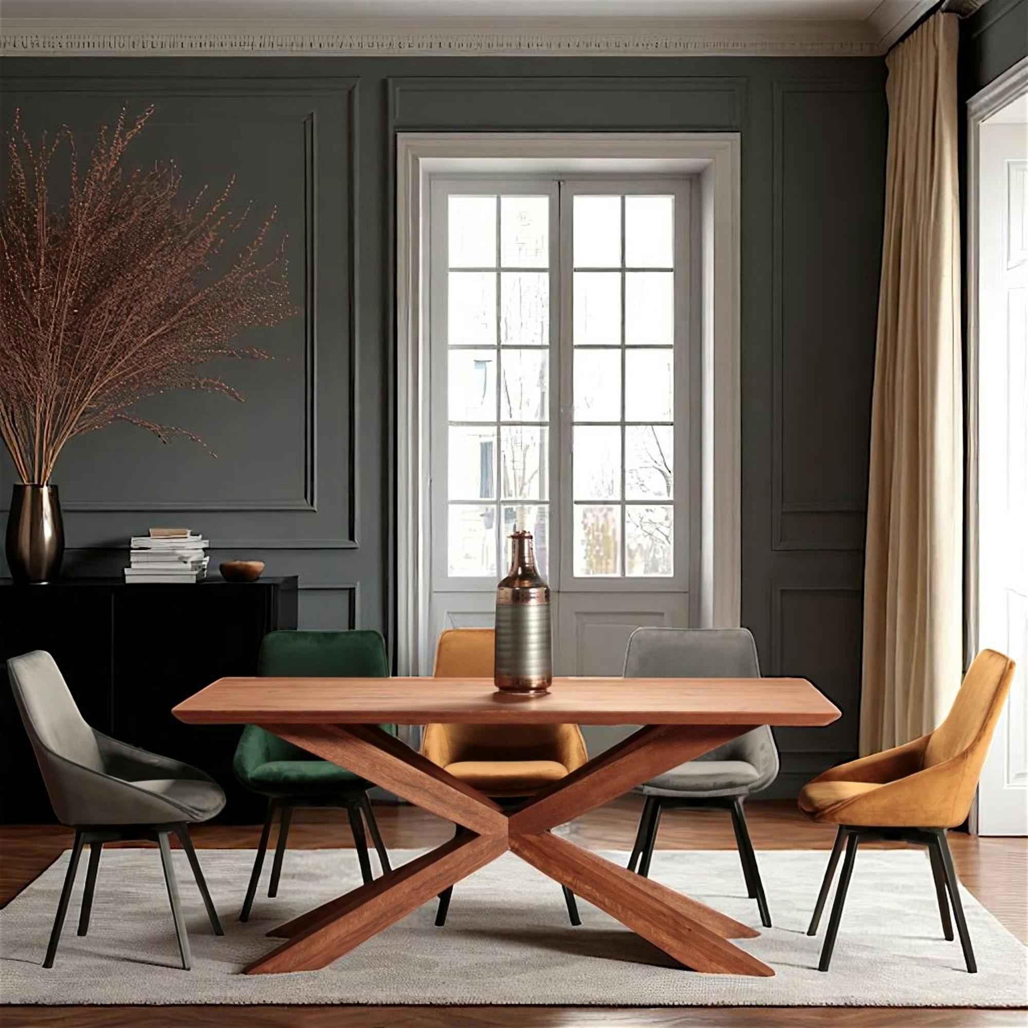 Table mikado en chêne 180 cm OKA