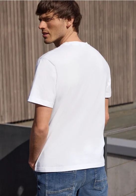 T-Shirt mit Rundhals und Fotoprint