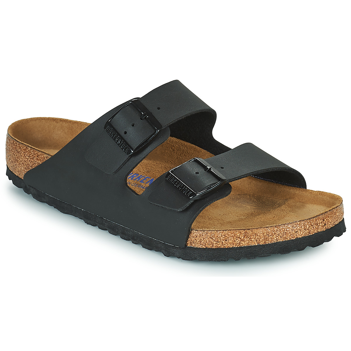 BIRKENSTOCK - Arizona Soft Footbed - White /  black / Regular