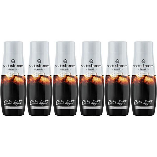 Concentrés SODASTREAM - Lot de 6 concentrés Cola Light - Jusqu'a 54L de boissons - 440 ml