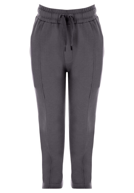 Younger Boys Charcoal Cotton Joggers