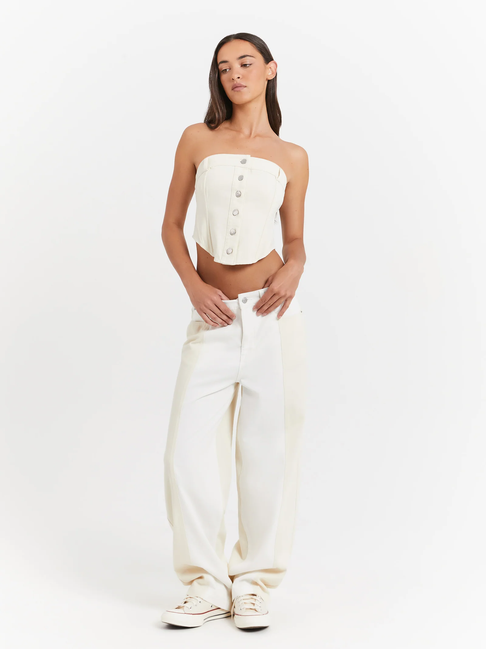 Lenny Low Rise Baggy Pants