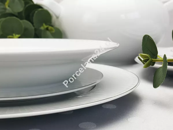 Serwis obiadowy na 12 osób (44 el) Chodzież - Yvonne H109