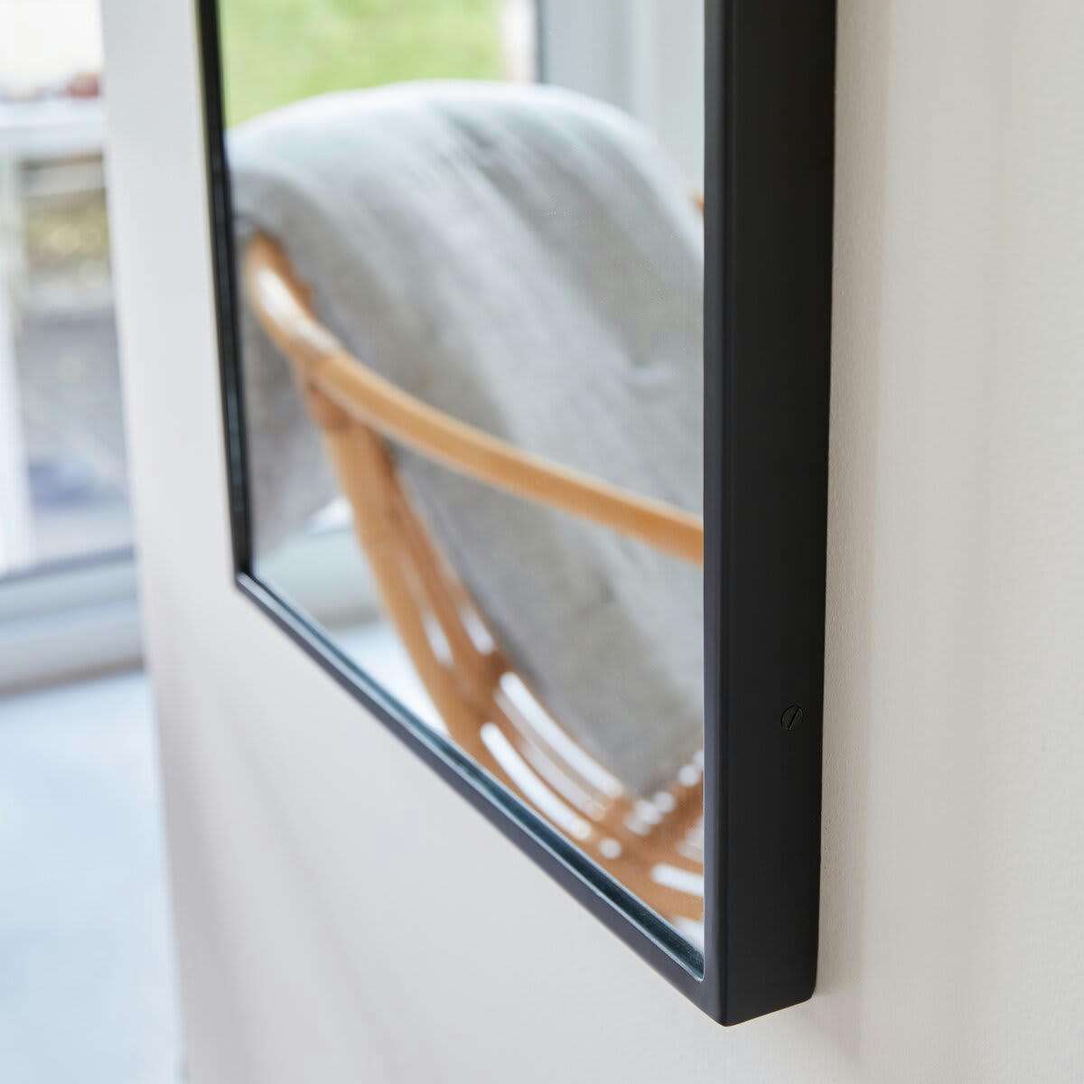 NORDIC - Miroir déco en métal 80x50 cm