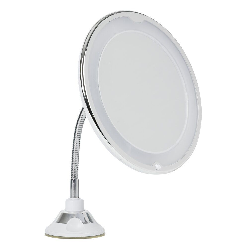 Miroir LED grossissant flexible et pivotant fixation ventouse