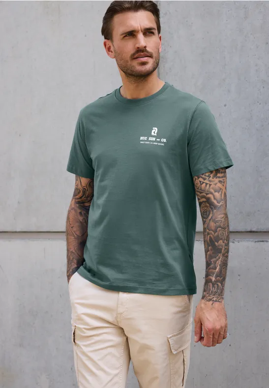 T-Shirt mit Backprint