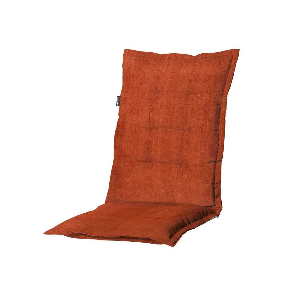 Madison - Tuinstoelkussen Lage Rug Basic terra - Ca. 105x50 cm - Set van 4