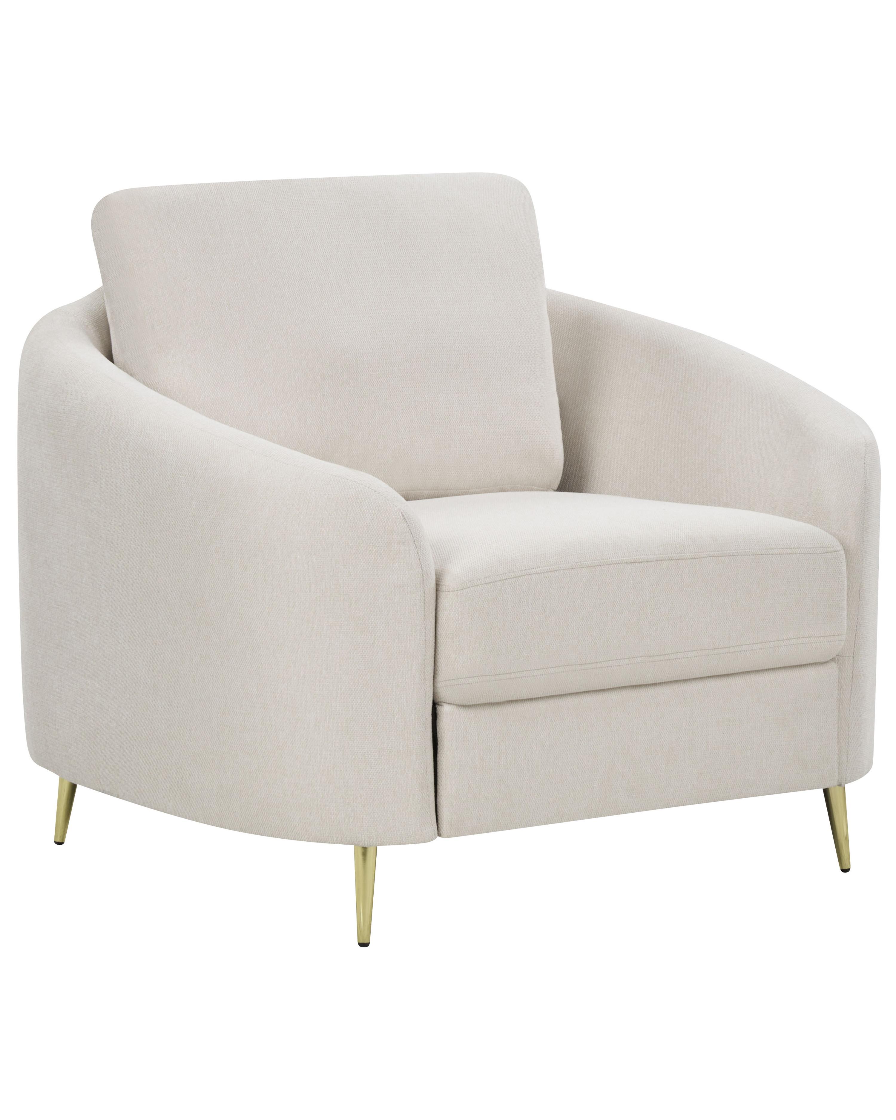 Armchair TROSA Fabric Light Beige