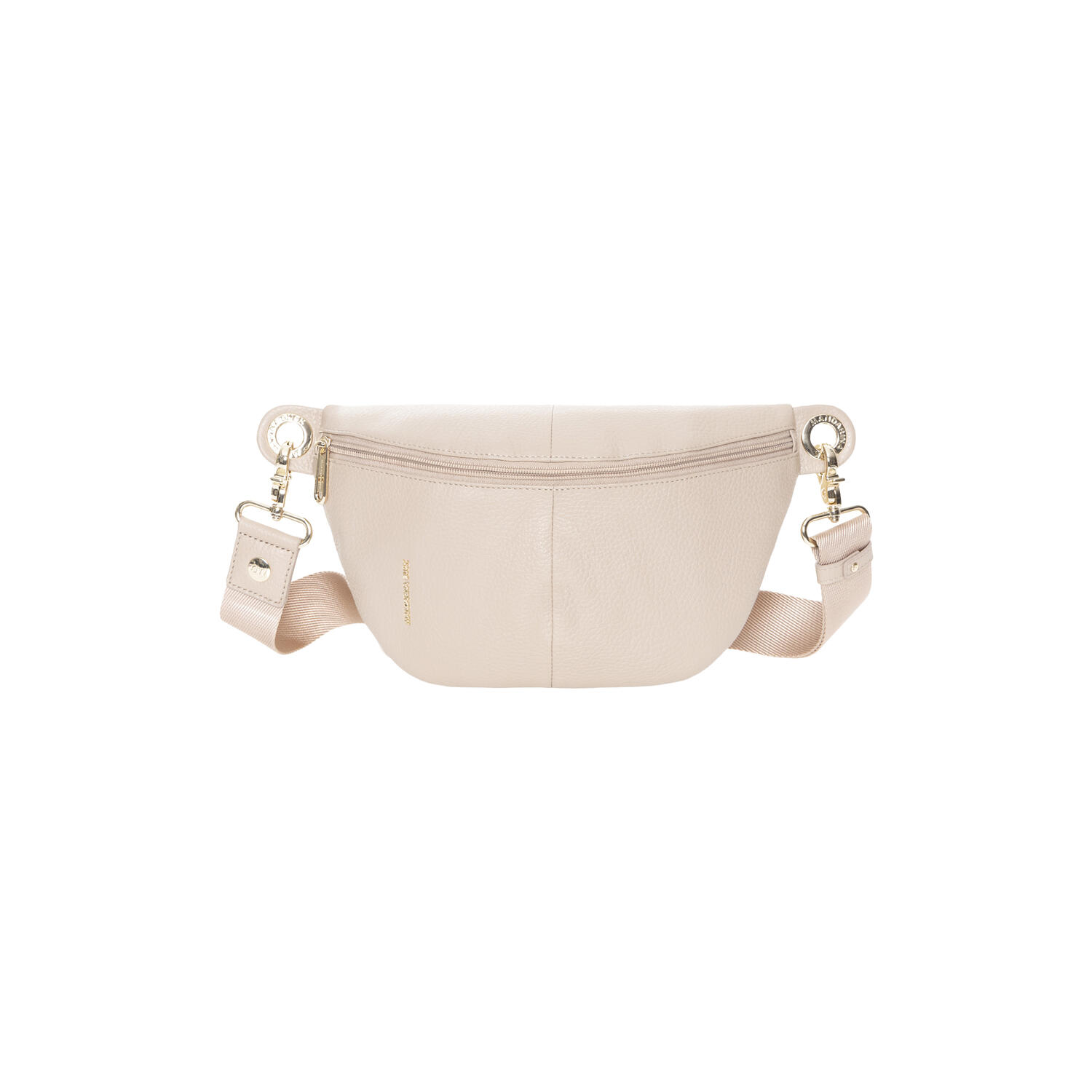 Mellow Leather Bum Bag, warm taupe
