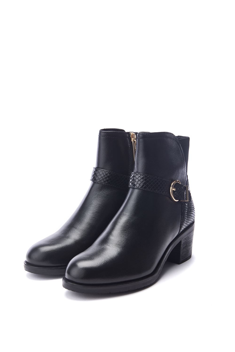 Moda In Pelle Leighton' Leather Heeled Boots
