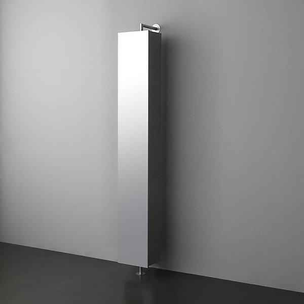 Colonne Pivotante De 198Cm Avec étagères Et Miroir