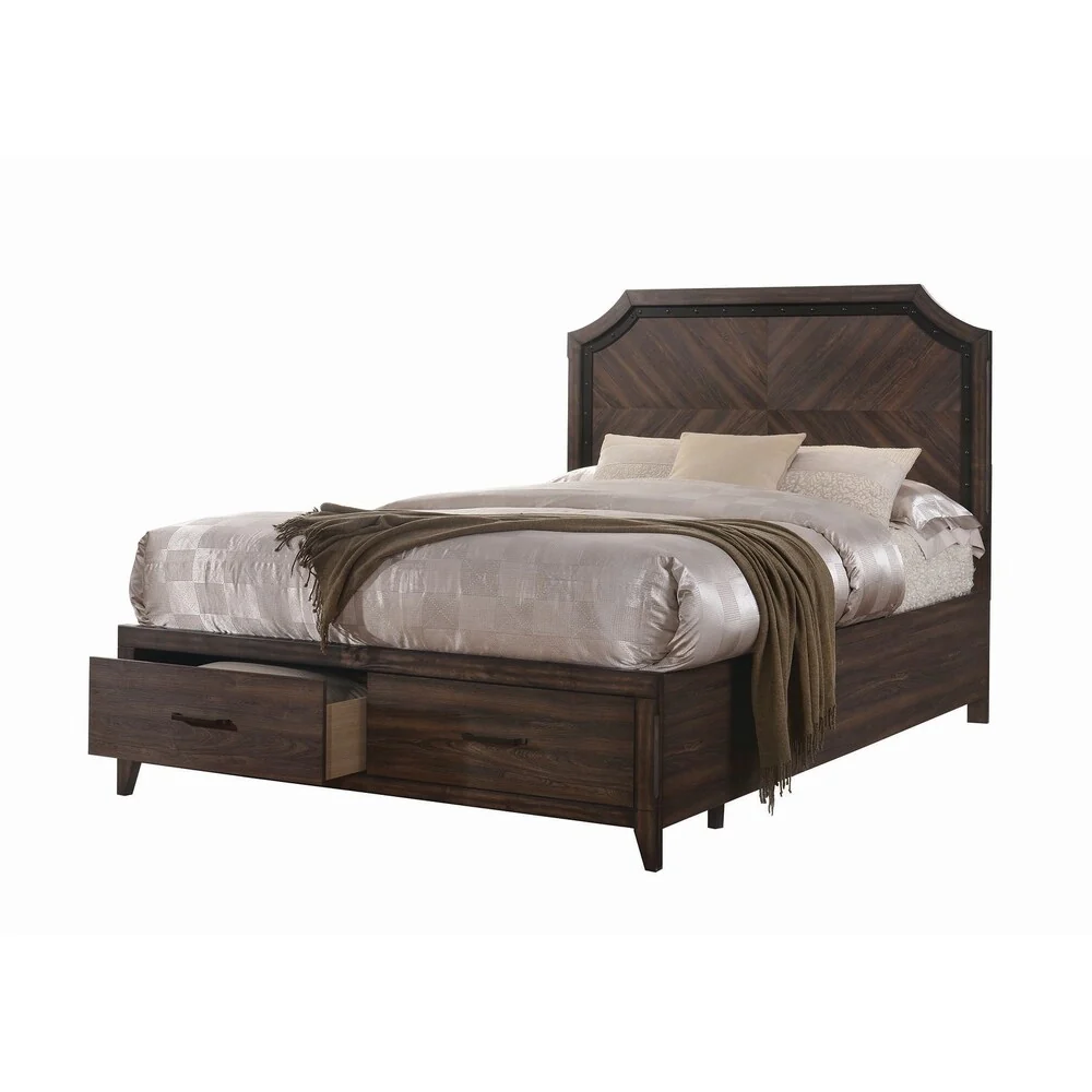 Richmond Rustic Dark Grey Oak 5-piece Bedroom Set