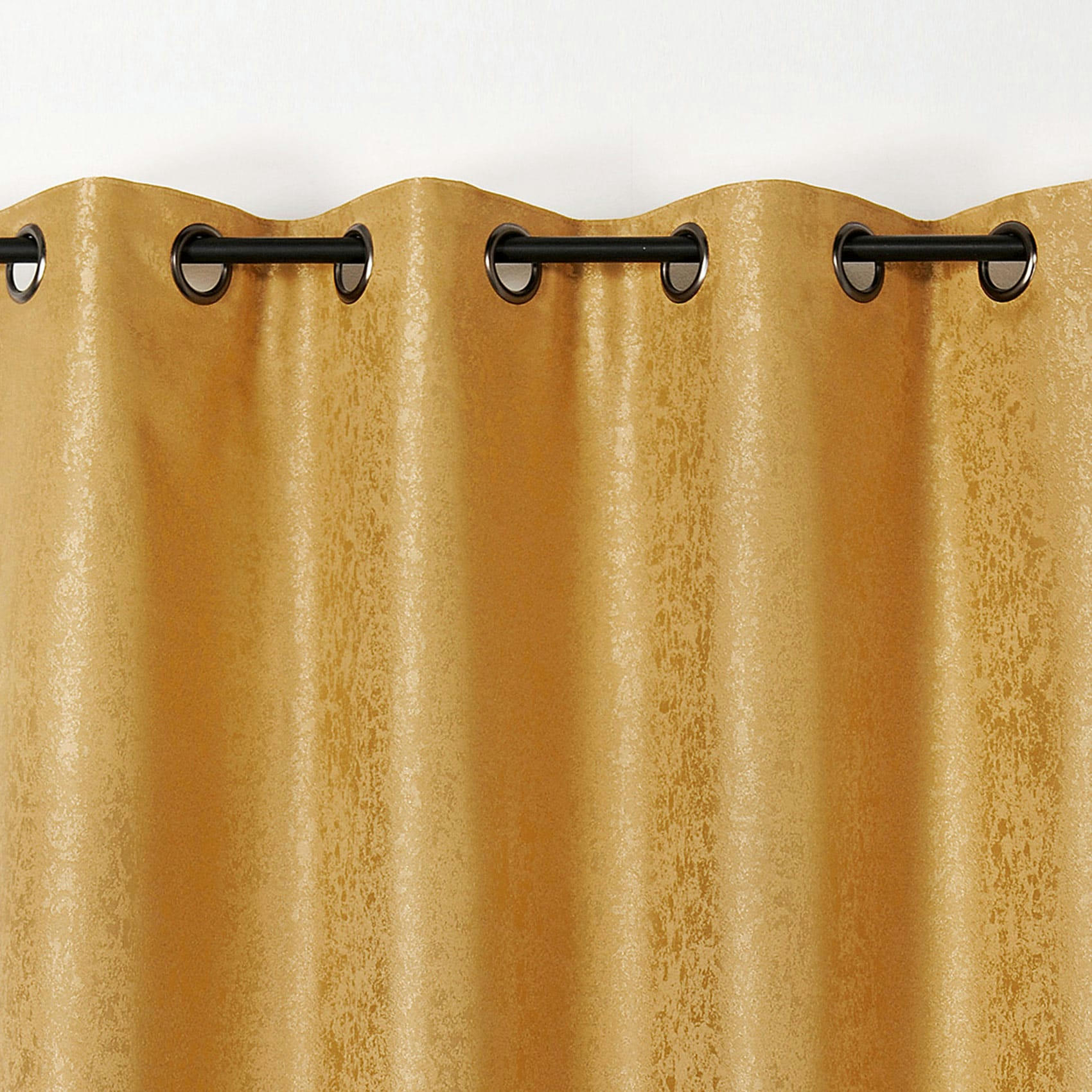 - Rideau occultant nova polyester jaune 140x240 cm