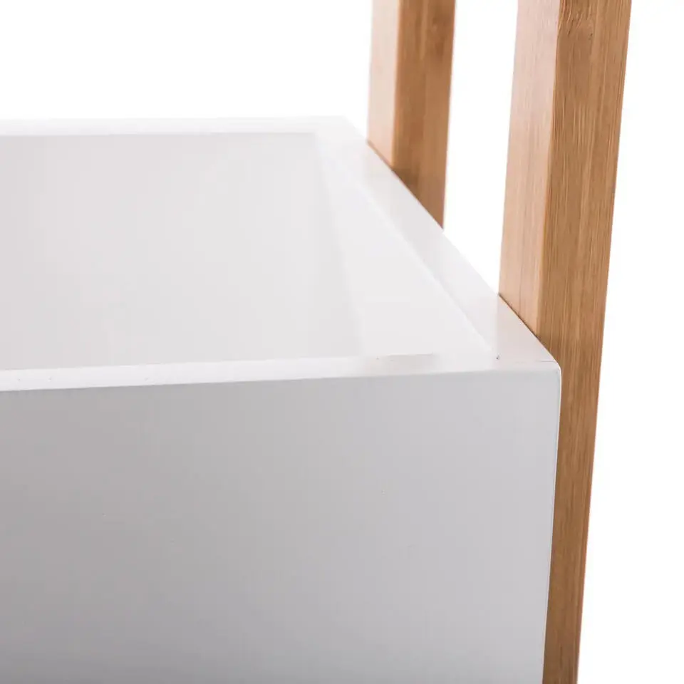 5Five Doucherekje/badkamerrekje - bamboe - 3 lagen