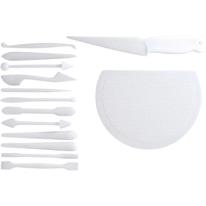 Kuchen/Torten Deko Set 15-teilig Marzipandekor