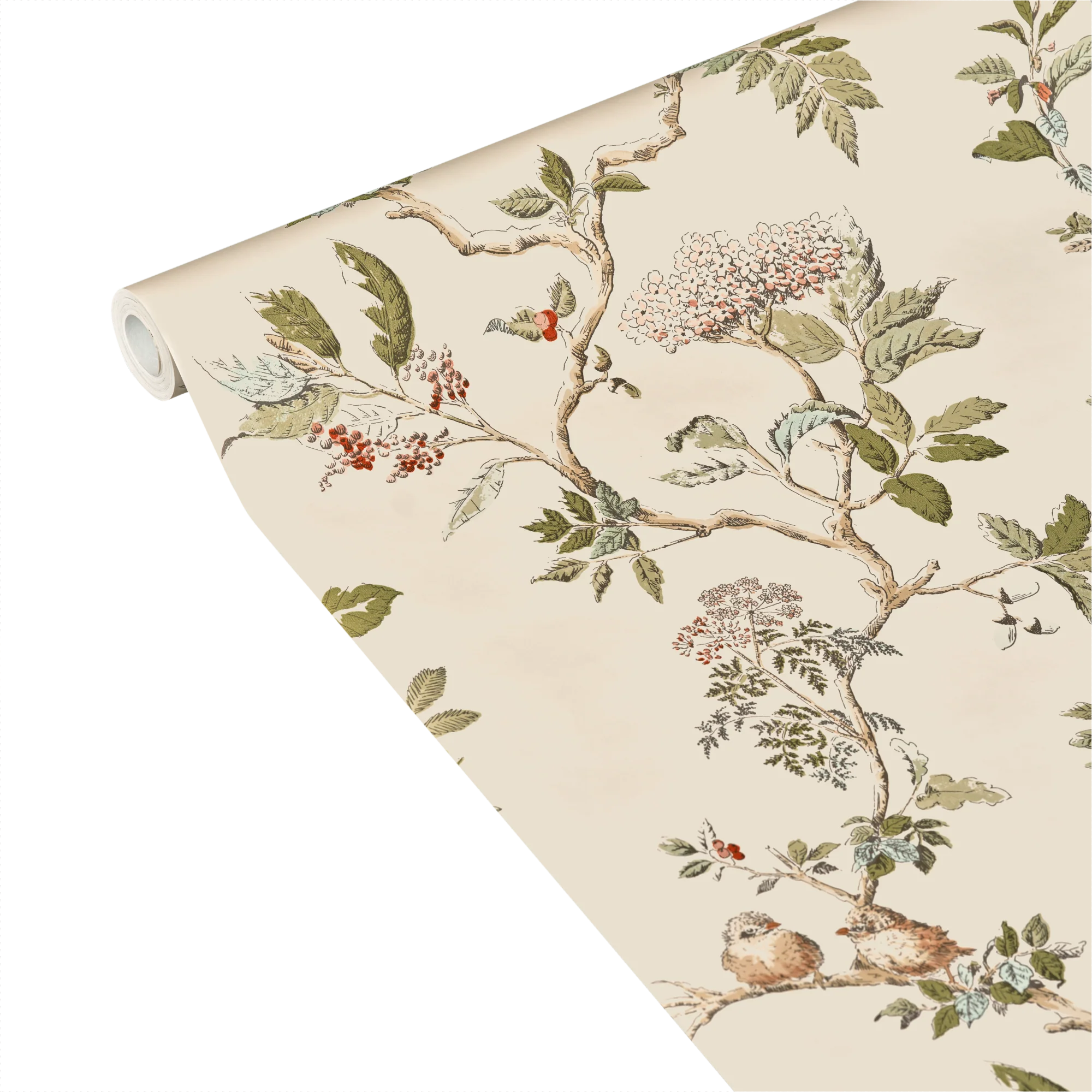 LAURA ASHLEY Papier peint intissé ELDERWOOD sable beige