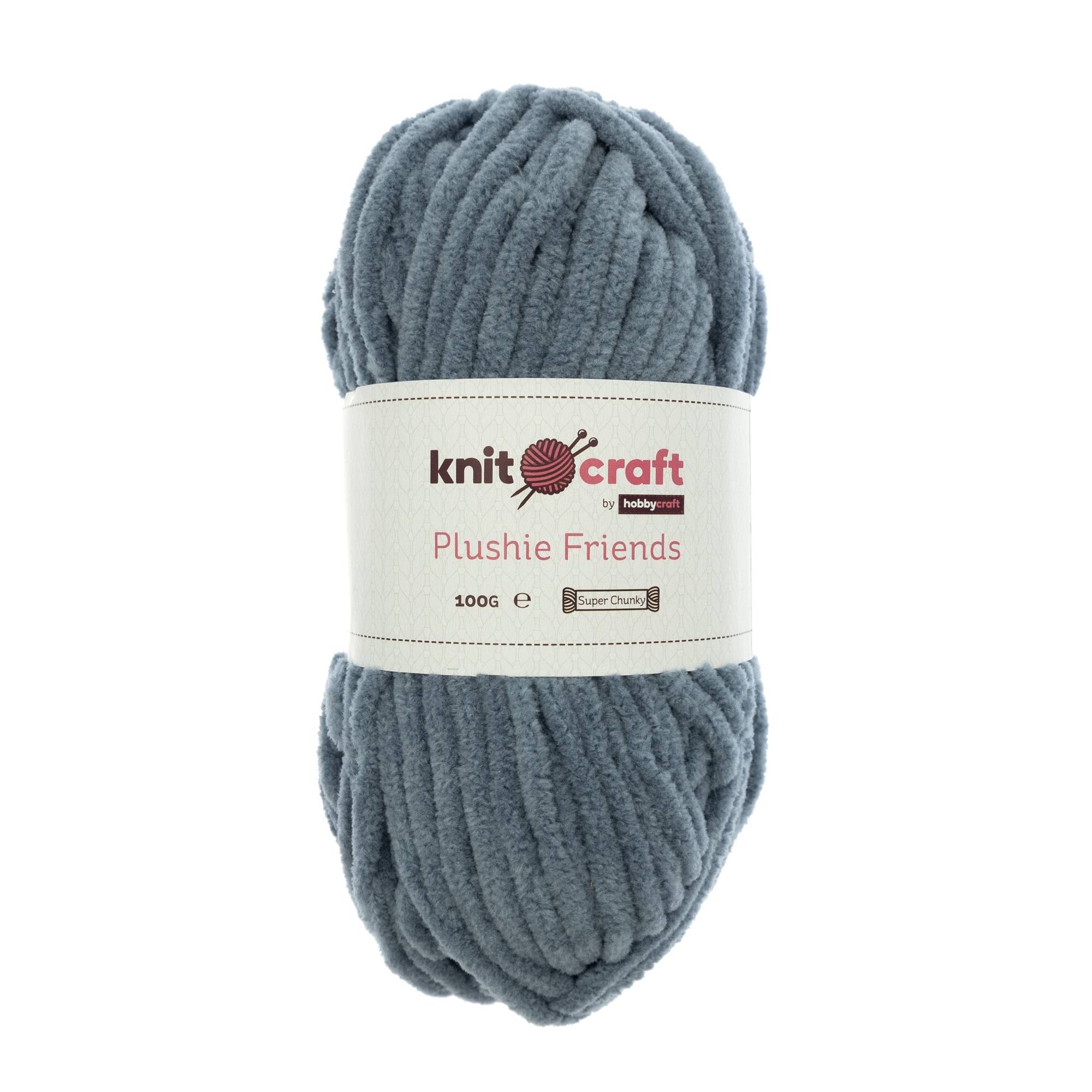 Knitcraft Denim Blue Plushie Friends Yarn 100g