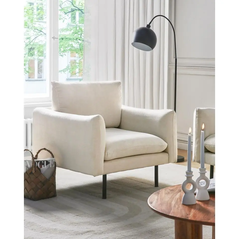 VINTERBRO - Fauteuil - Lichtbeige - Polyester