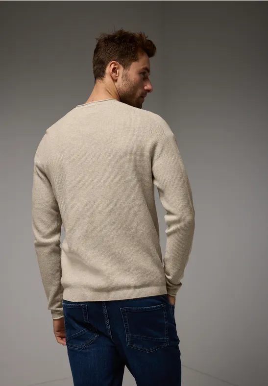 Pullover mit feiner Struktur