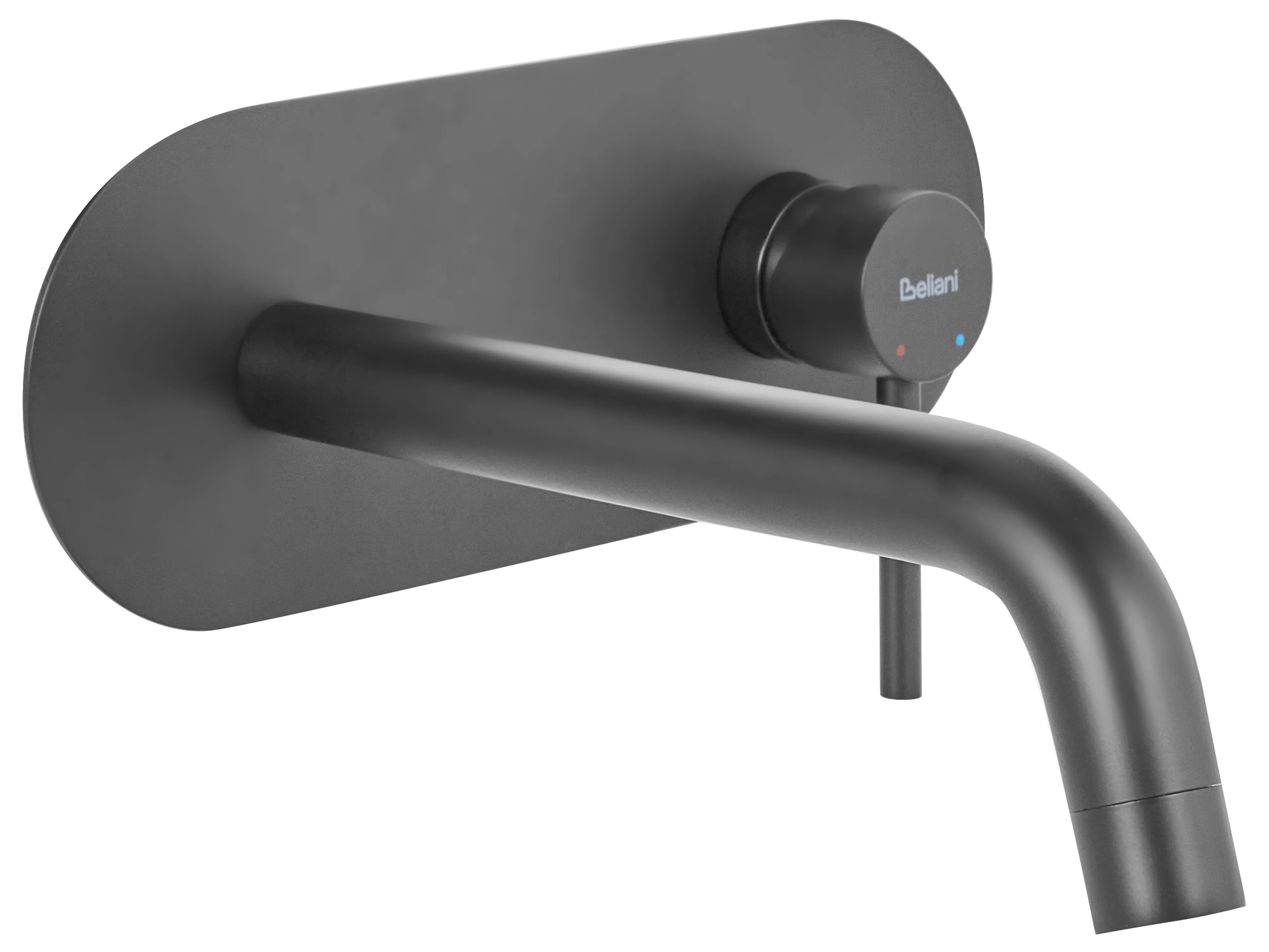 Wall Mounted Basin Mixer Tap GUAIBA Brass Black
