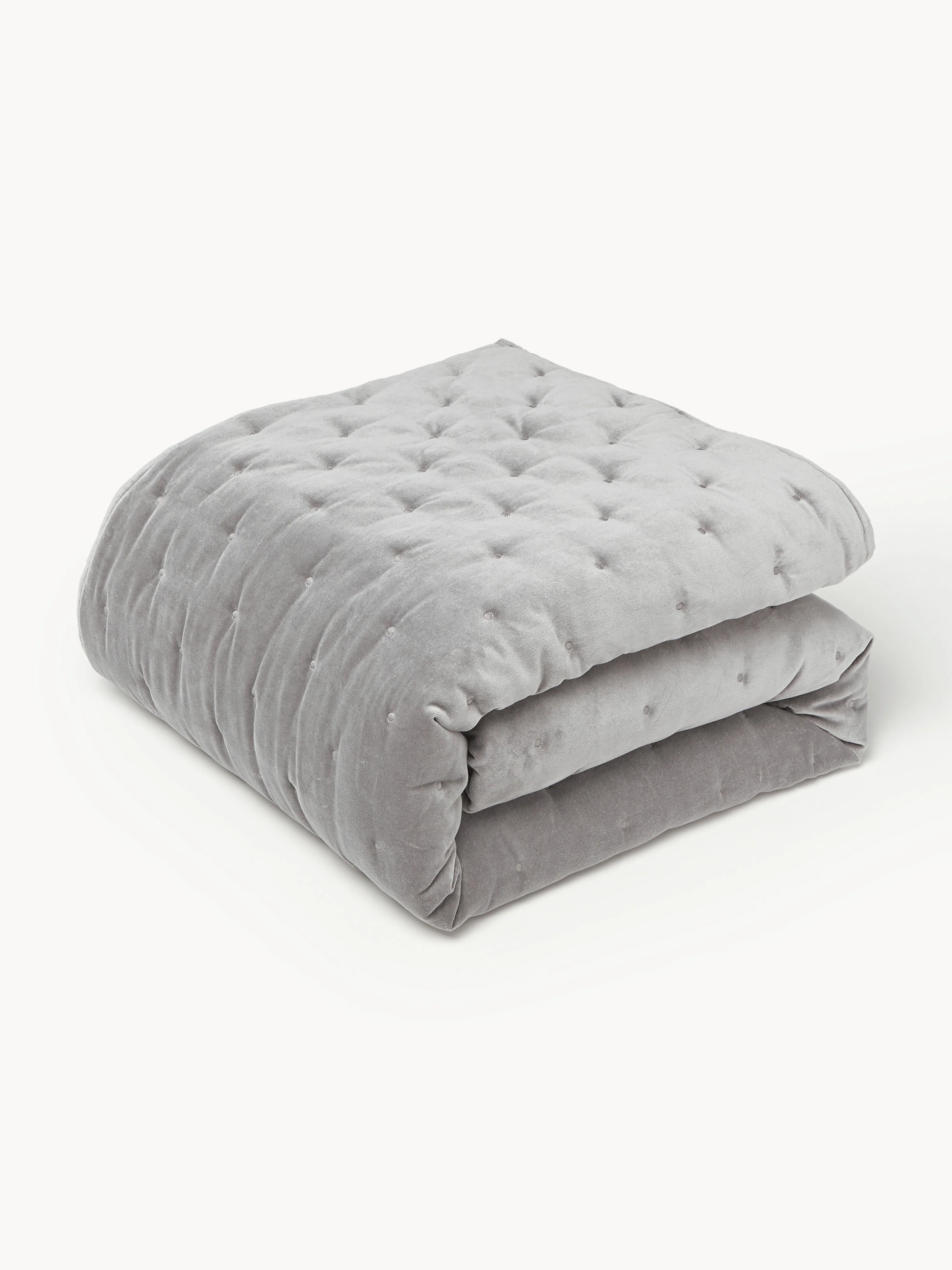 Gesteppte Tagesdecke Cheryl aus Samt