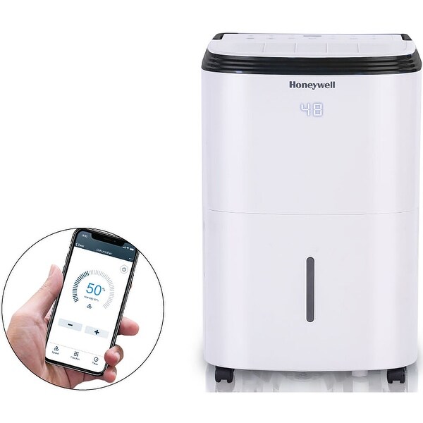 Honeywell Smart Wi-Fi Energy Star Dehumidifier for Medium Basement & Room Up to 3000 Sq. Ft.