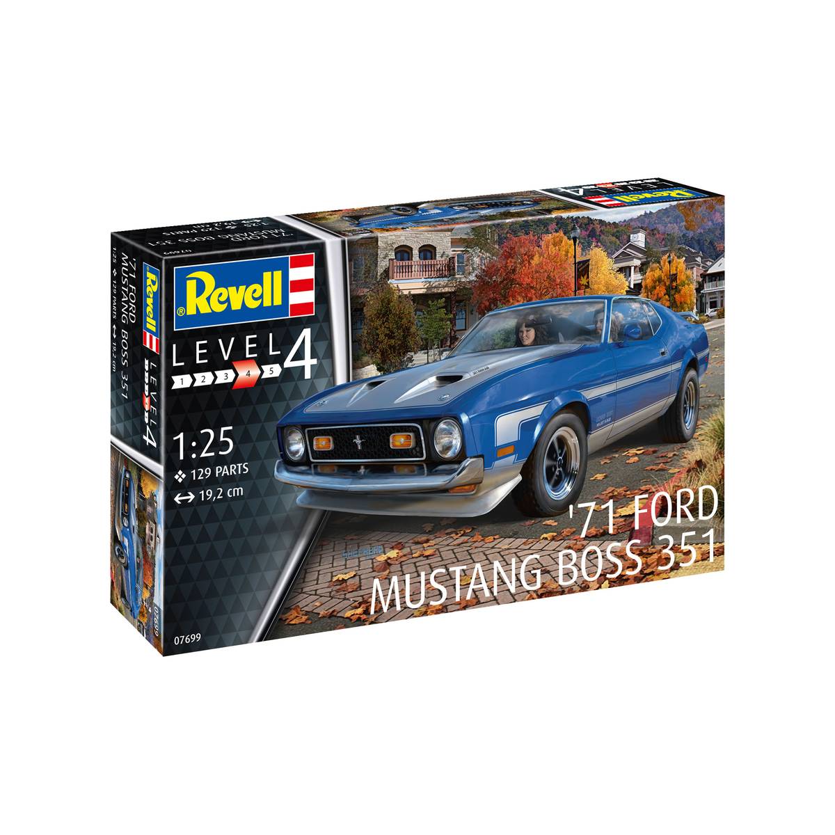 Revell 71 Ford Mustang Boss 351 Model Kit 1:25