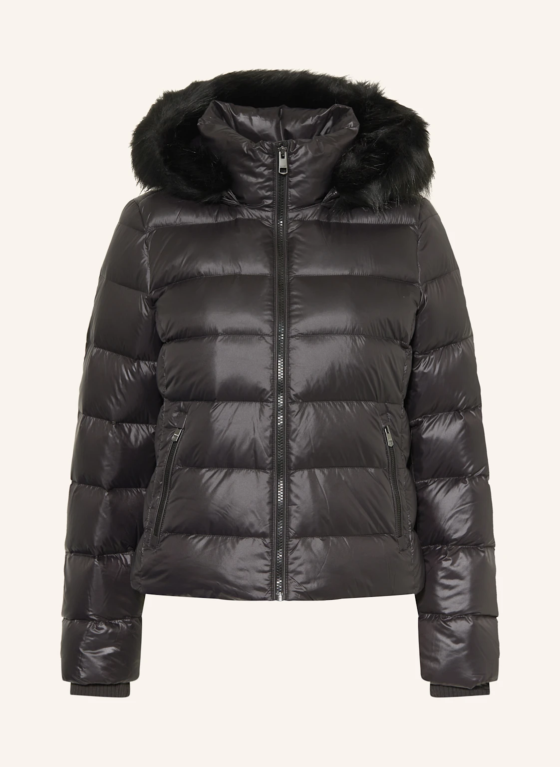 TOMMY HILFIGER Daunenjacke mit abnehmbarem Kunstfell