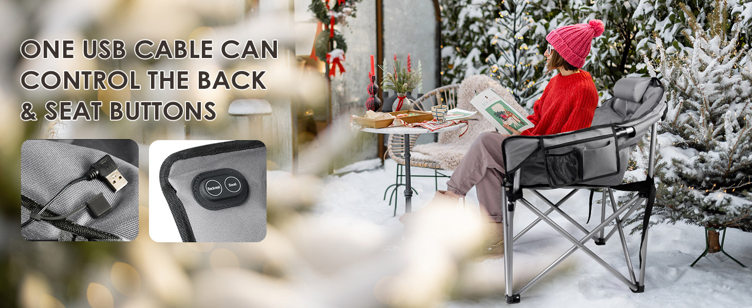heated moon chair
