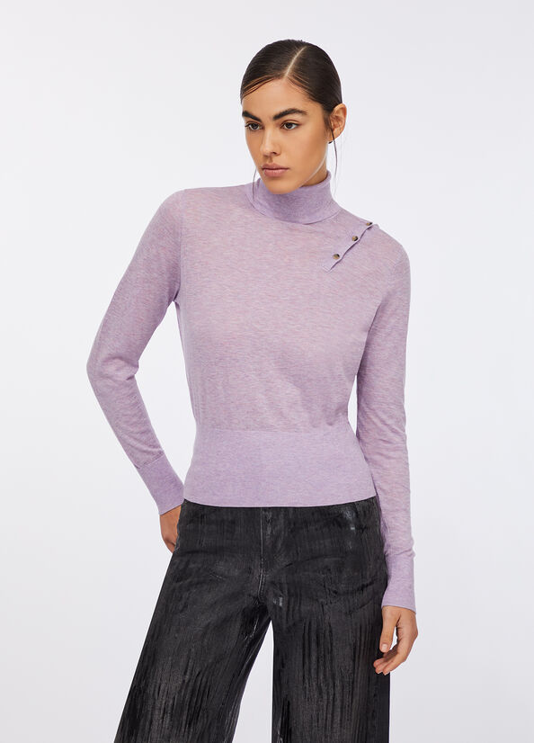 Dolcevita in cotone e cashmere