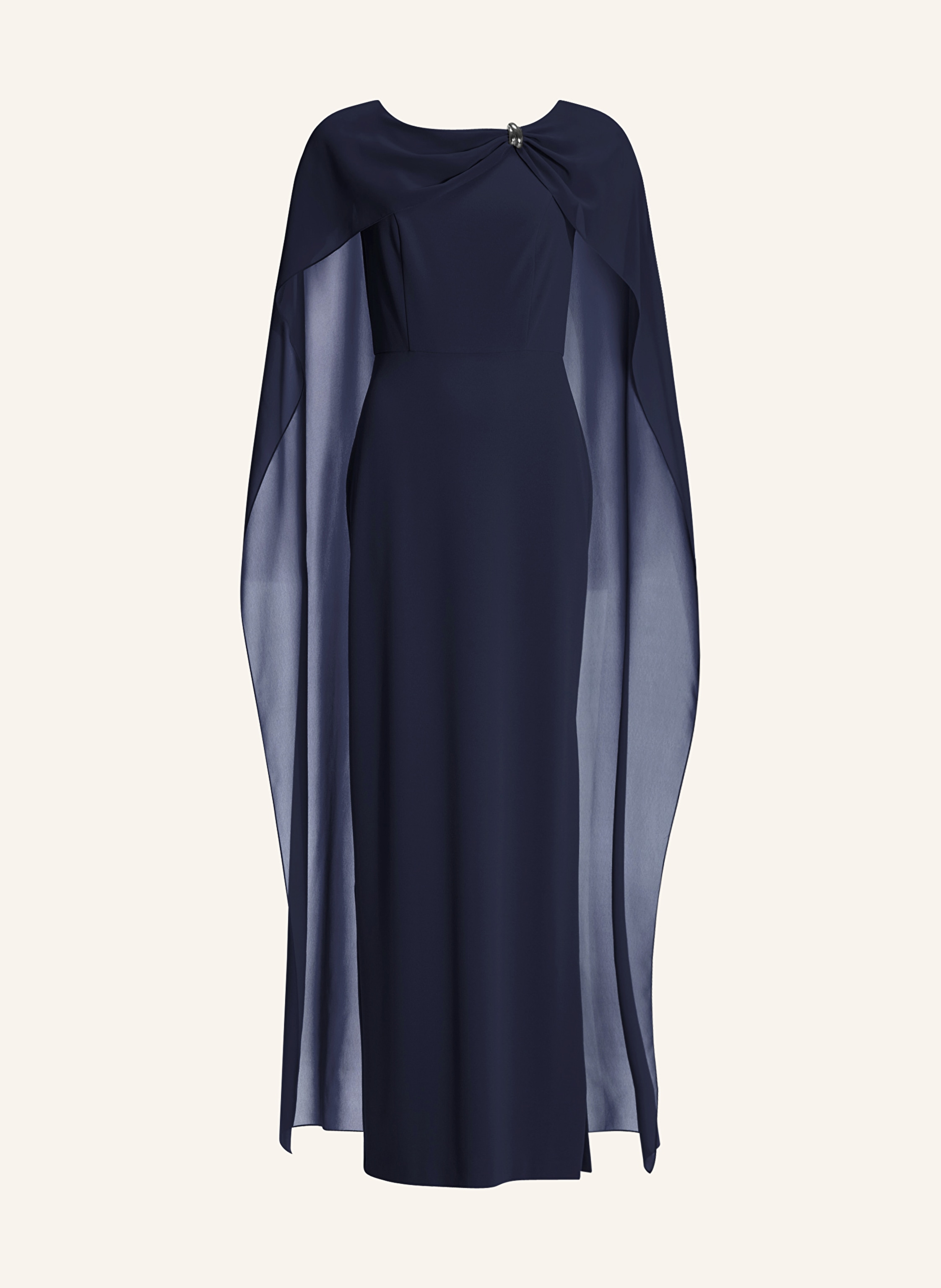SWING Abendkleid im Materialmix