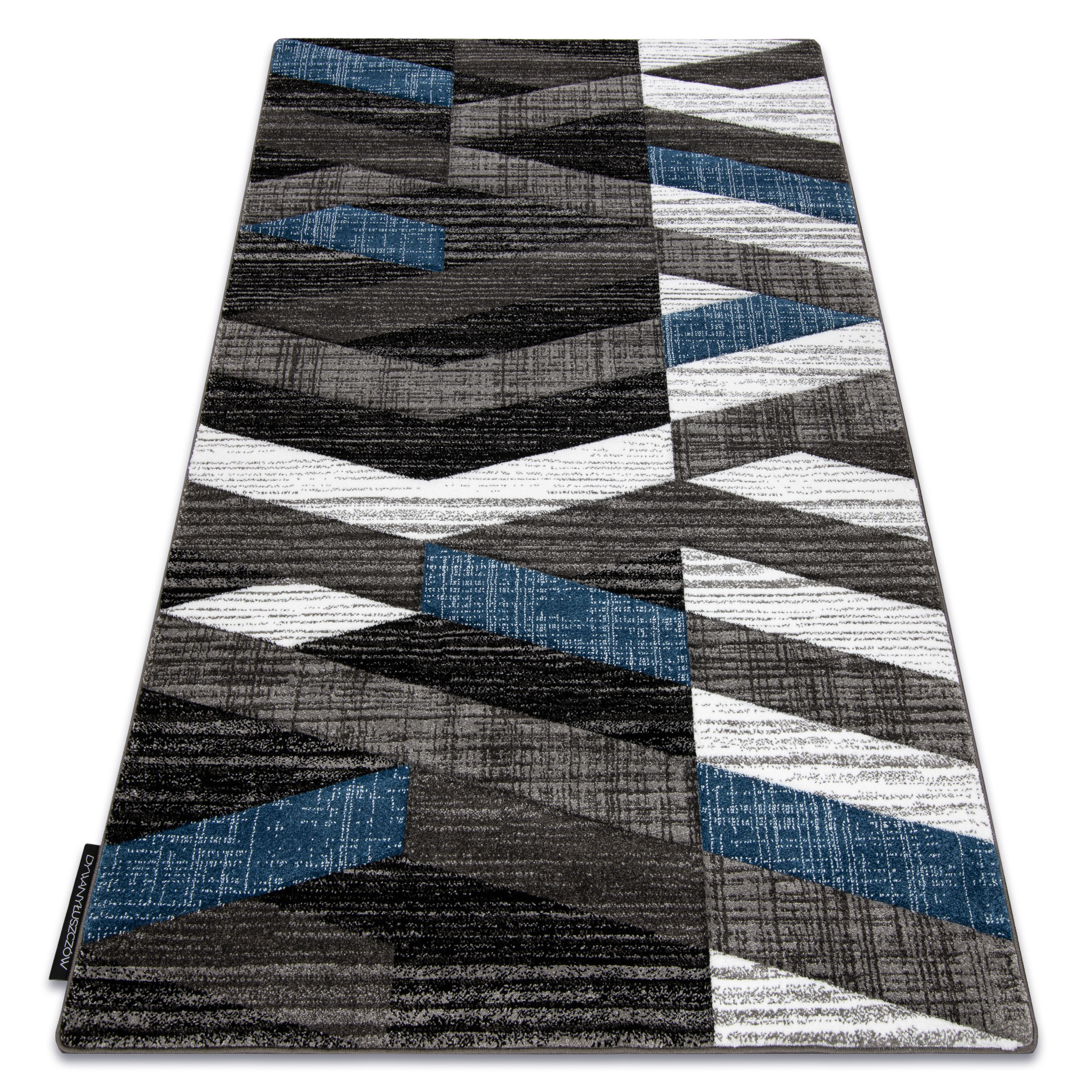 Dywan ALTER Bax Pasy niebieski 80x150 cm