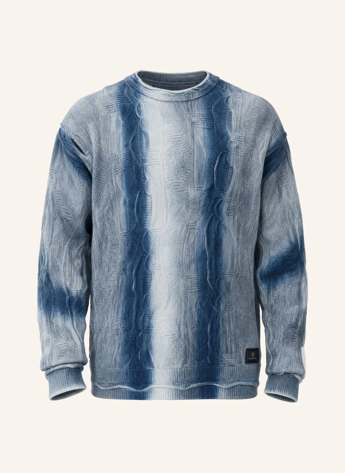 CARLO COLUCCI 3D-Knit Pullover - Liquid Stitches FIORITTO