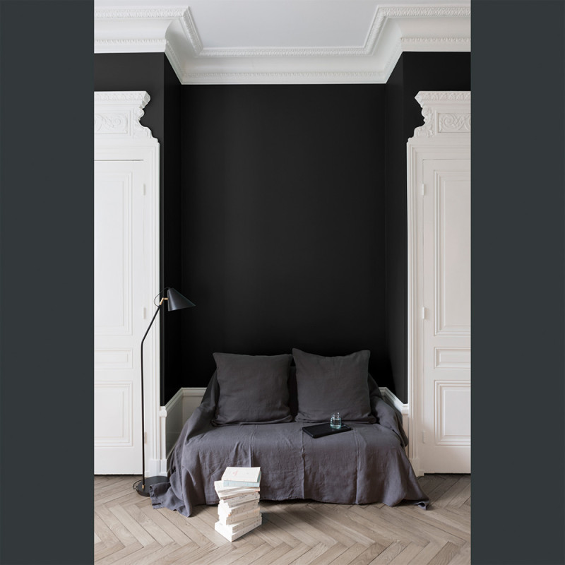 Peinture pour murs Velours de Peinture noir smoking mat 0,125 L LIBERON