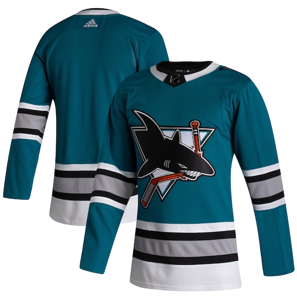San Jose Sharks adidas 30th Anniversary Authentic Jersey - Teal