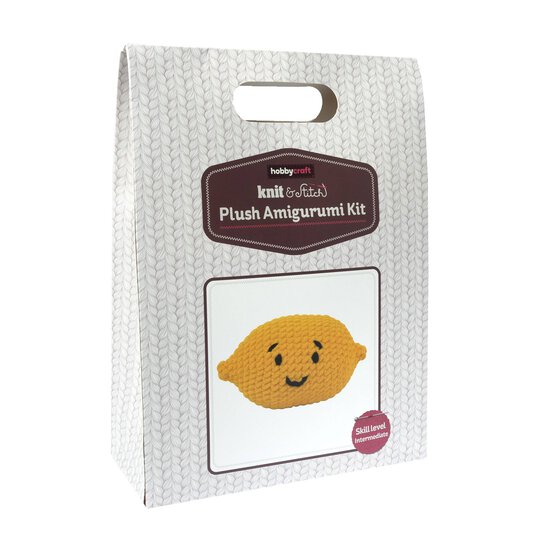 Mini Lemon Plush Amigurumi Kit