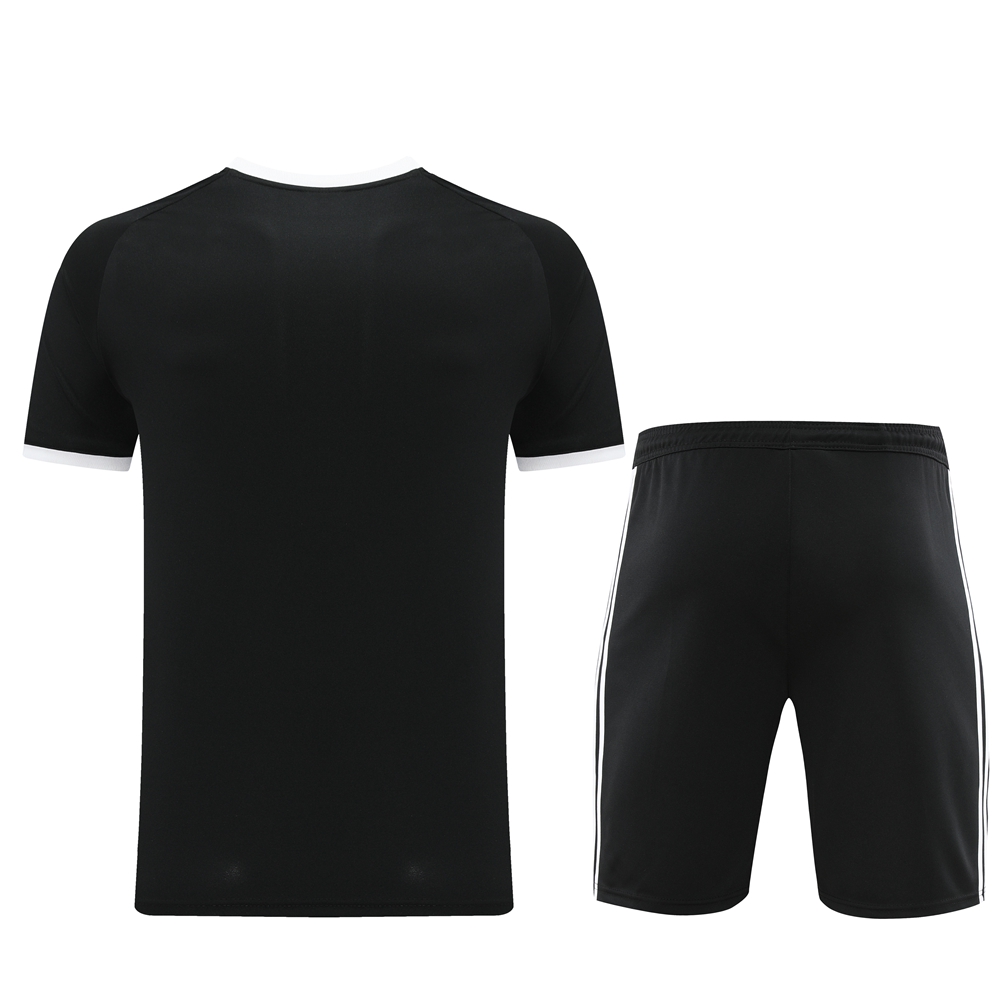 Adidas Short Sleeve Training Jersey Set - AD07- Black