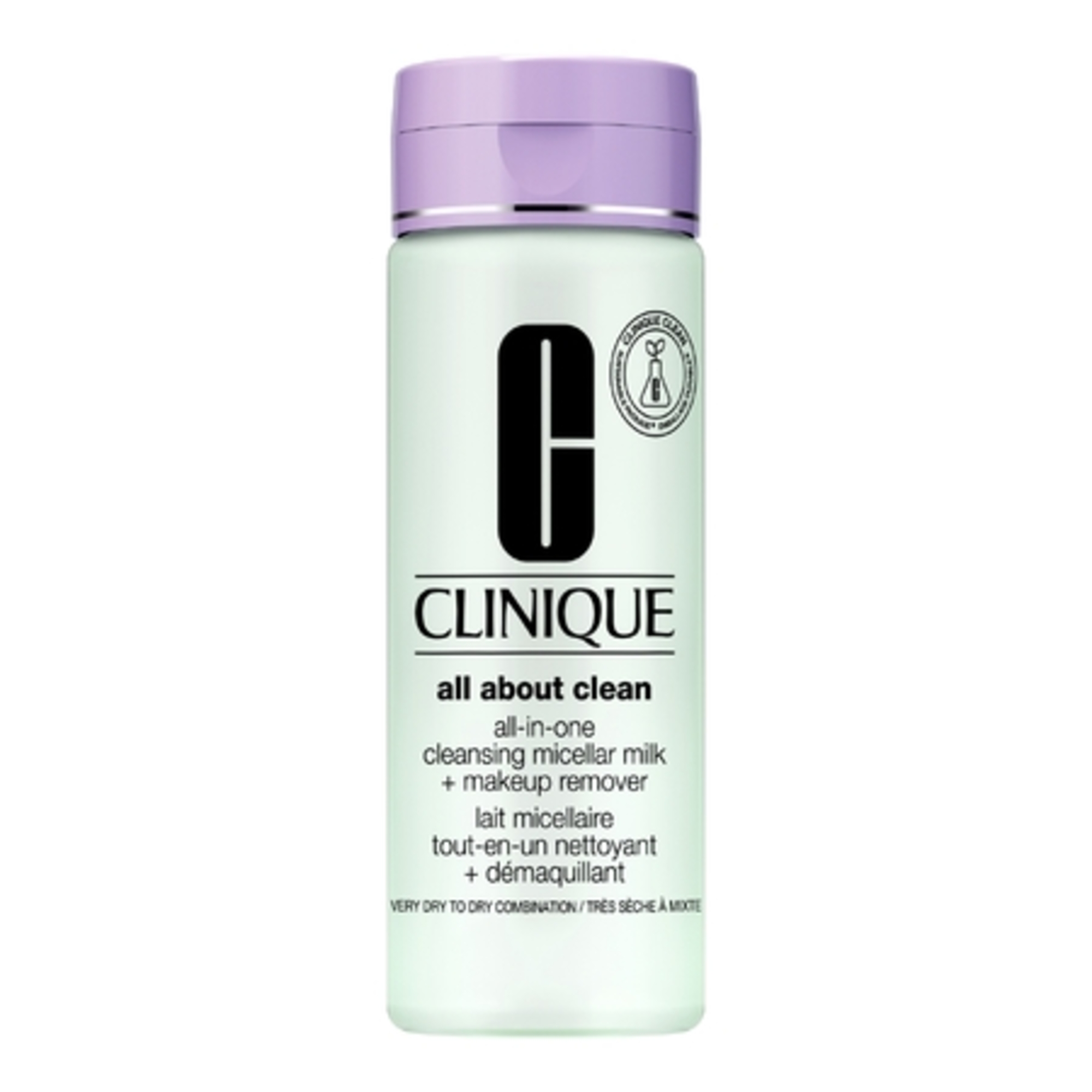 ALL ABOUT CLEANLait micellaire tout-en-un nettoyant + démaquillant Type ½