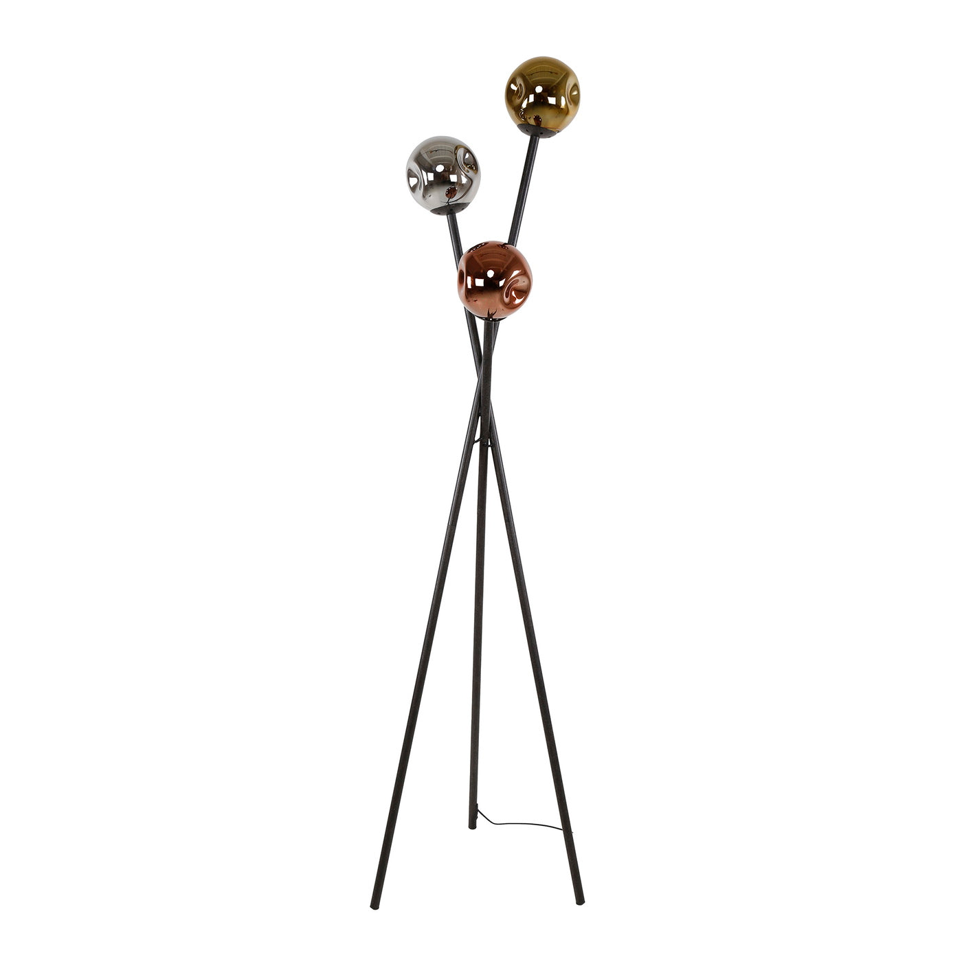 Giga Meubel Vloerlamp Molecule Mix - Multicolor - 3-Lichts - 45x45x169cm