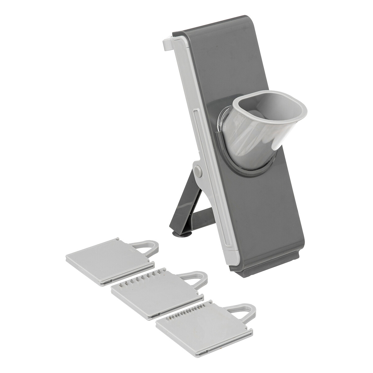 Mandolina multicorte cinza