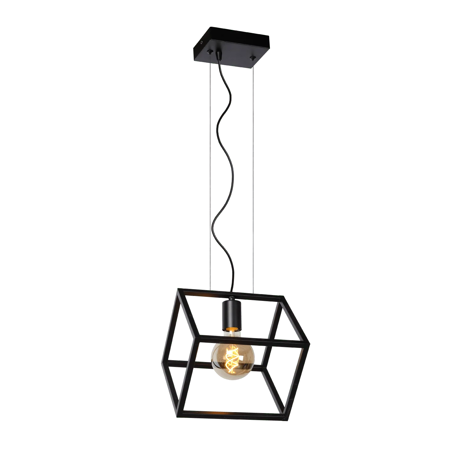 Suspension FABIAN coloris noir 28 x 25 cm