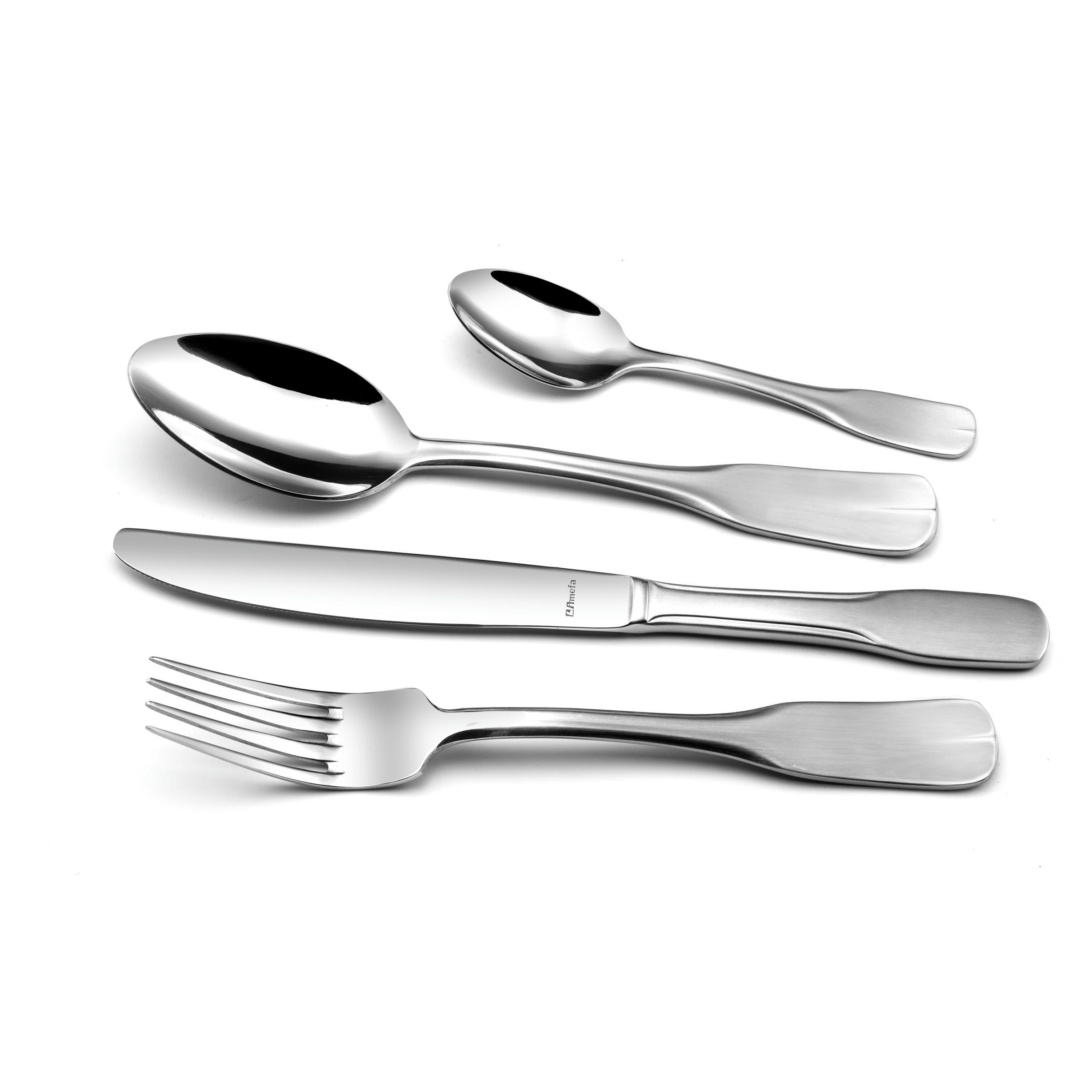 VIEUX PARIS SATINÉ - Ménagère 24 pièces