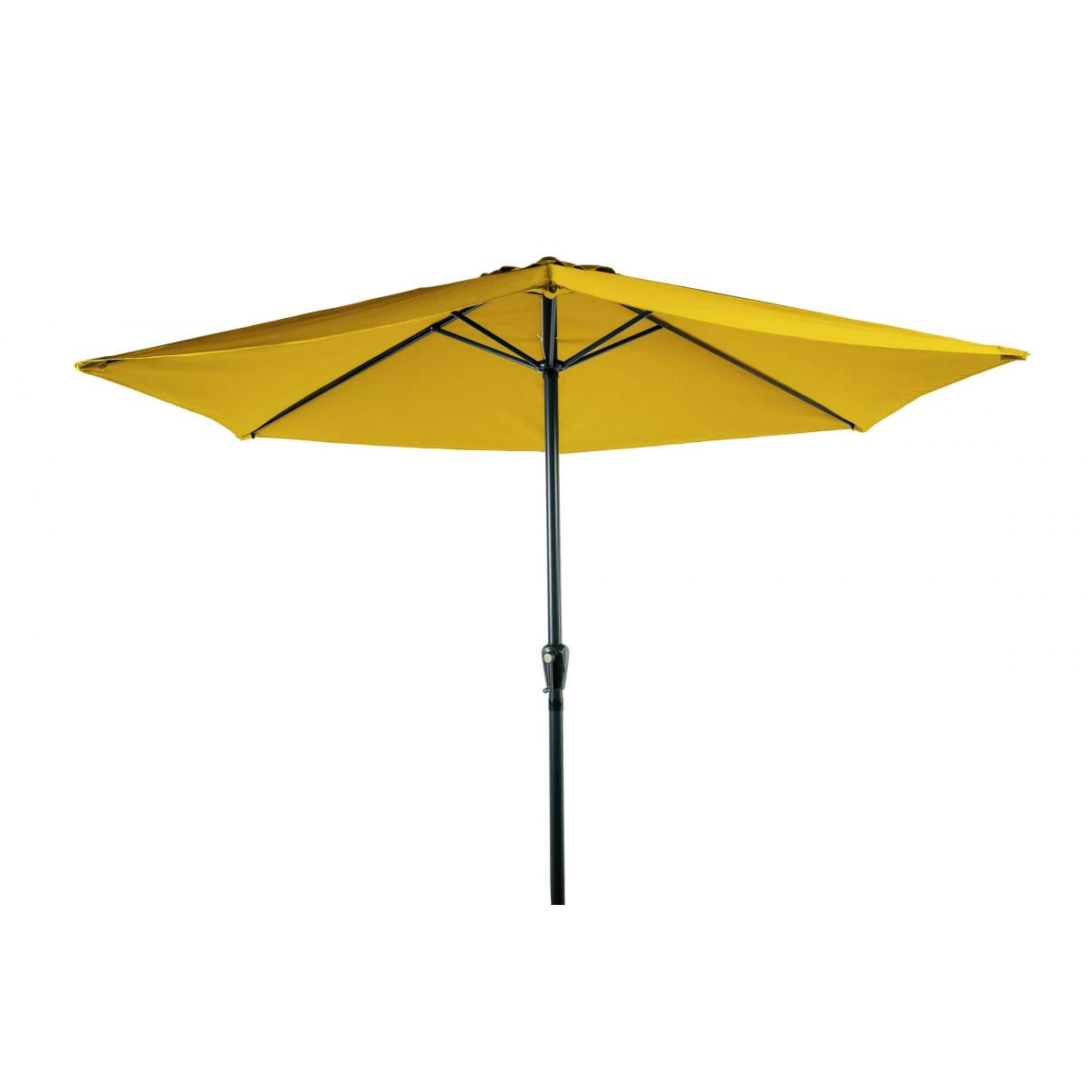 - Parasol rond aluminium jaune solaire D3M