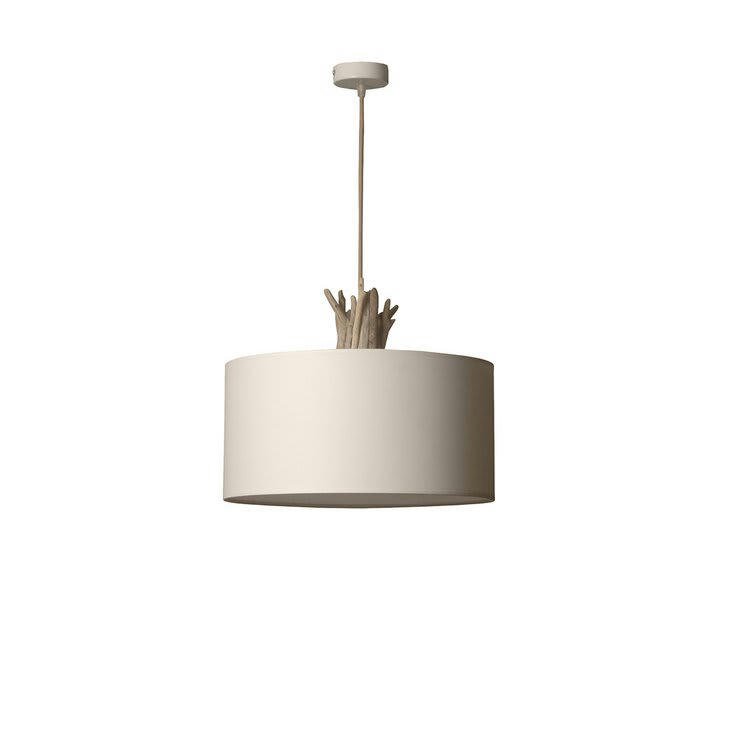 FAGOT - Suspension en bois recyclé blanc