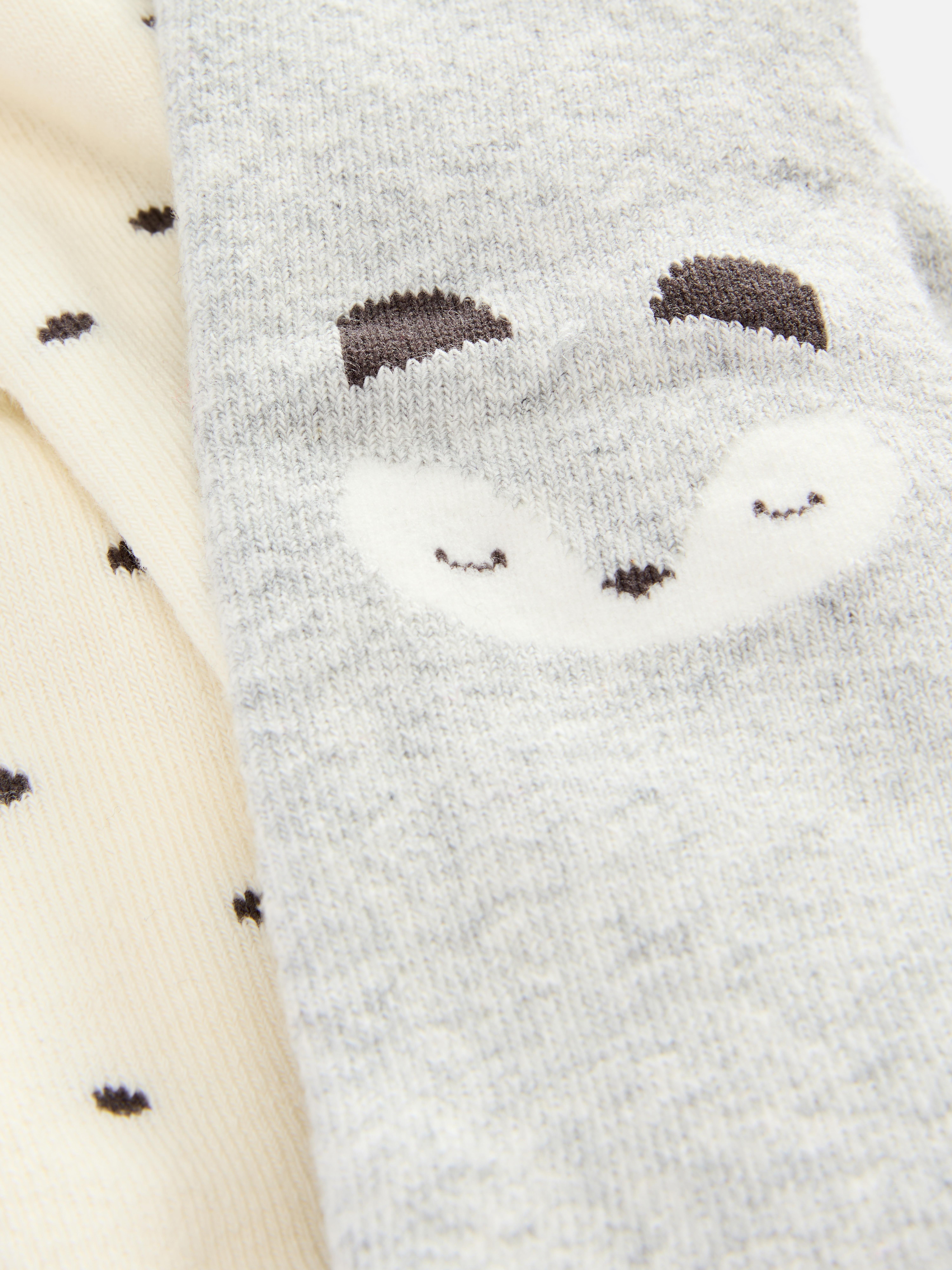 0-36mths | 2pk Cozy Fox Tights