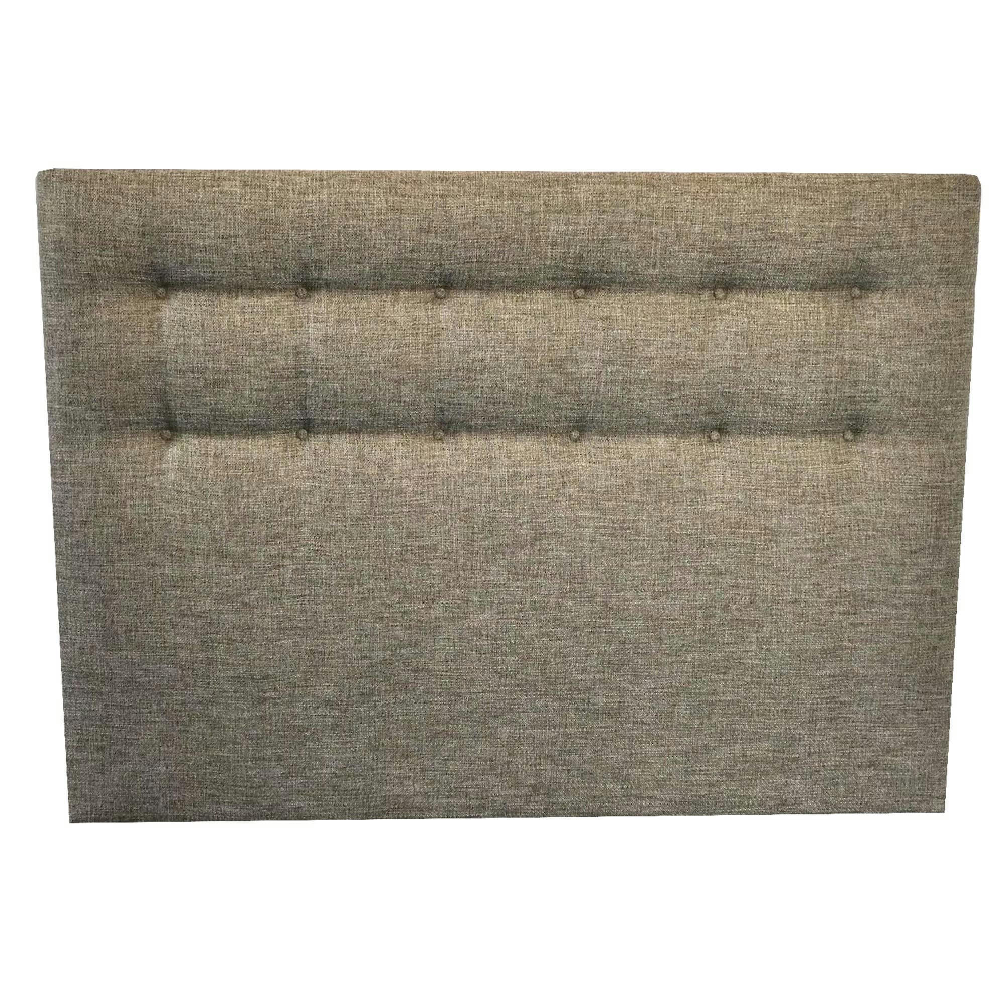 - Tete de lit capitonnée - Camel, - 160 x 115 cm