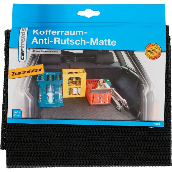 Anti-Rutschmatte, Kunststoff, schwarz
